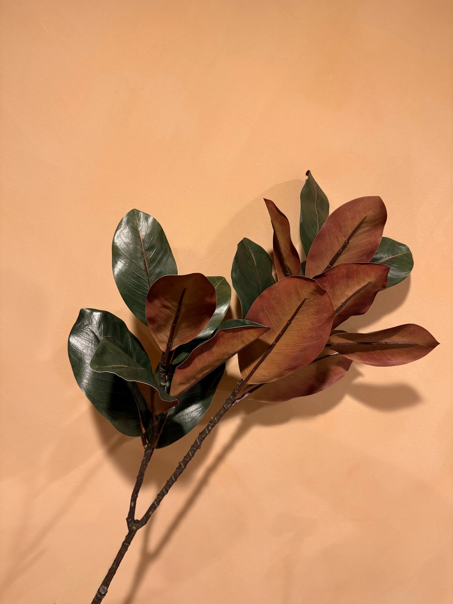 Faux Magnolia Branch 45"